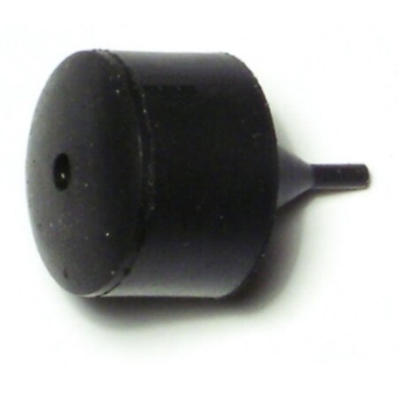 Midwest Fastener 0.8" x 0.2" Black Rubber Chevy Long Bumpers 6PK 72165